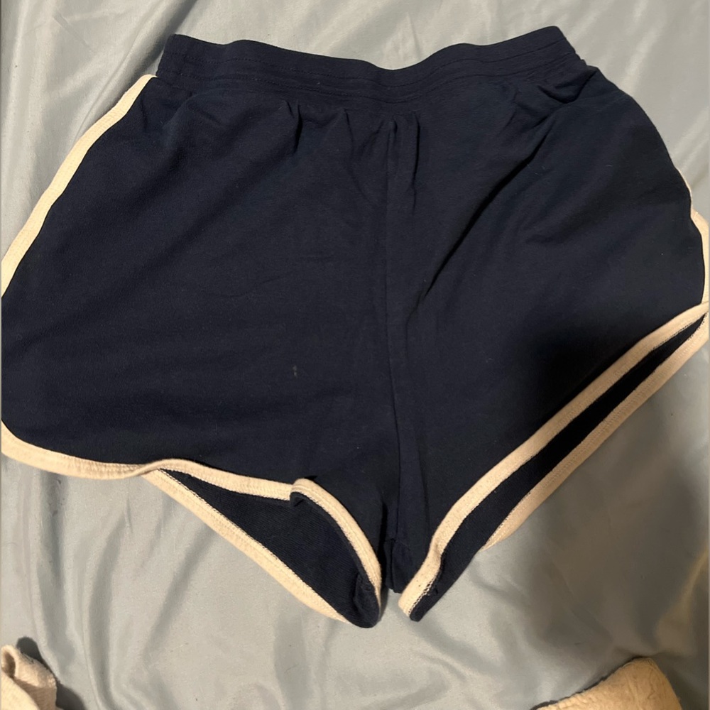 Navy blue sports shorts